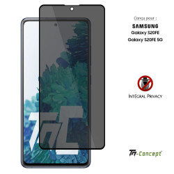 Samsung Galaxy S20 FE - Verre trempé Anti-Espions - Intégral Privacy - TM Concept® - image couverture