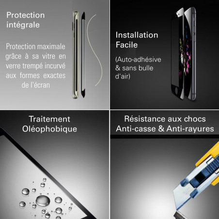 Apple Iphone 7 Plus - Vitre de Protection 3D Curved - TM-Concept®