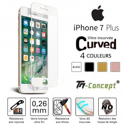 Apple Iphone 7 Plus - Vitre de Protection 3D Curved - TM Concept®