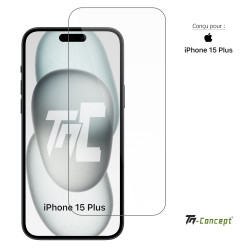 Apple iPhone 15 Plus - Verre trempé TM Concept® - Gamme Standard Premium - image couverture