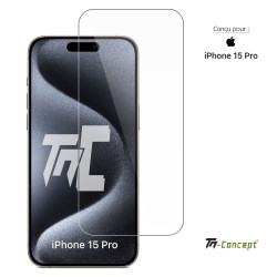 Apple iPhone 15 Pro - Verre trempé TM Concept® - Gamme Standard Premium - image couverture