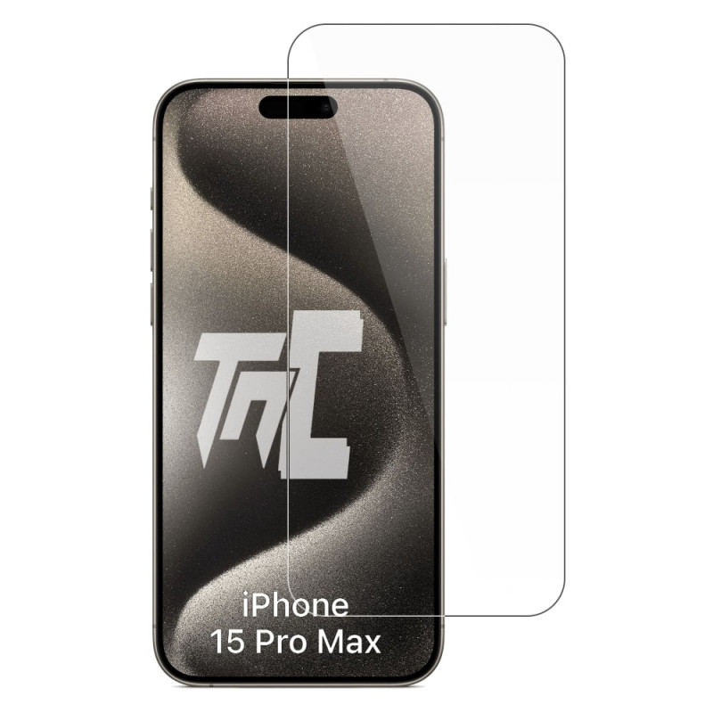 Verre Trempé pour iPhone 15 PRO MAX [Pack 2] Film Vitre Protection