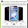 Apple iPhone 15 Pro - Verre trempé Anti-Espions - TM Concept® - Fonction Privacy
