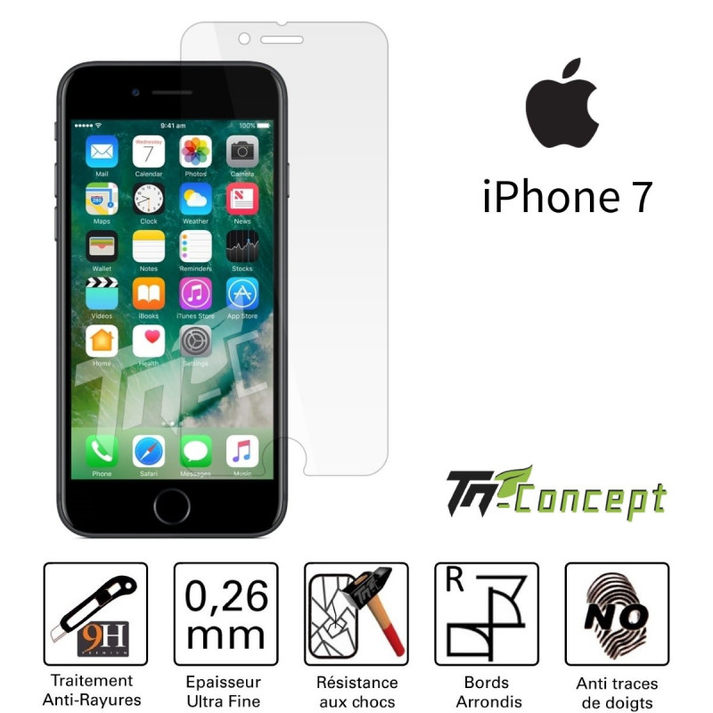 Apple Iphone 7 - Vitre de Protection Crystal - TM Concept®