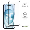 Apple iPhone 15 - Verre trempé intégral Protect - Noir - TM-Concept® - image couverture