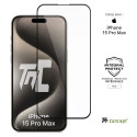 Apple iPhone 15 Pro Max - Verre trempé intégral Protect - Noir - TM-Concept®