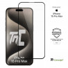 Apple iPhone 15 Pro Max - Verre trempé intégral Protect - Noir - TM Concept® - image couverture