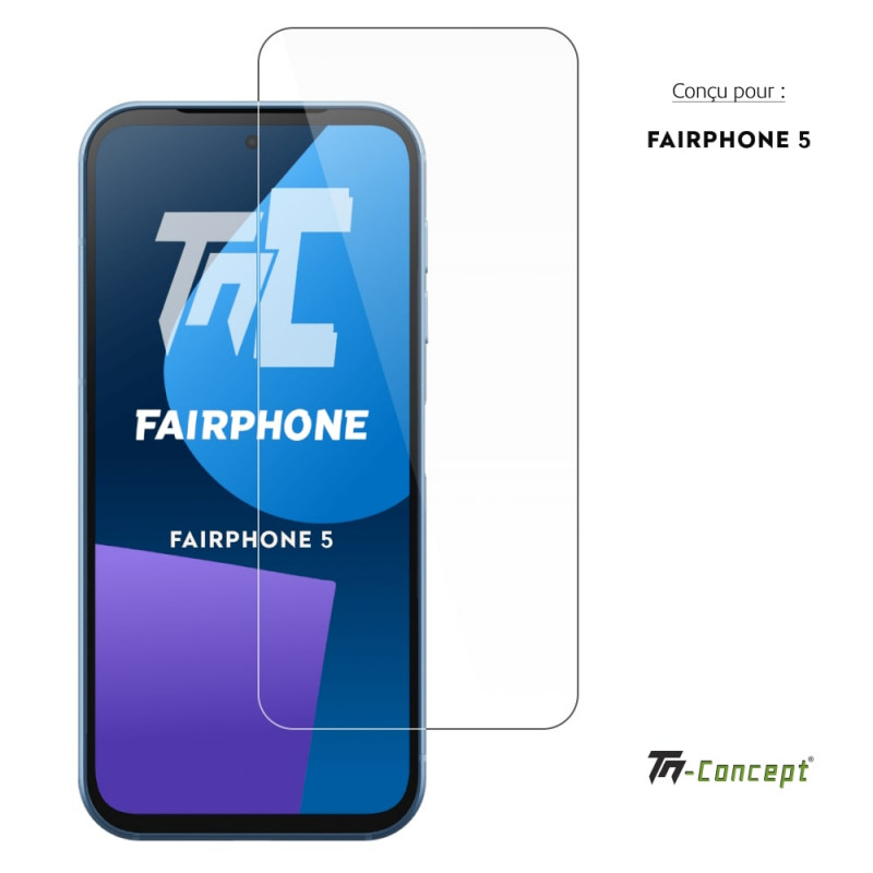 Fairphone 5 - Verre trempé TM Concept® - Gamme Standard Premium - image couverture