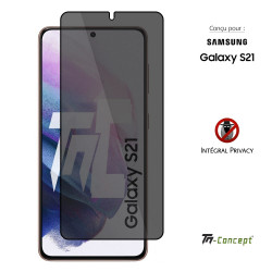 Samsung Galaxy S21 - Verre trempé Anti-Espions - Intégral Privacy - TM Concept® - image couverture