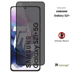 Samsung Galaxy S21 Plus - Verre trempé Anti-Espions - Intégral Privacy - TM Concept® - image couverture