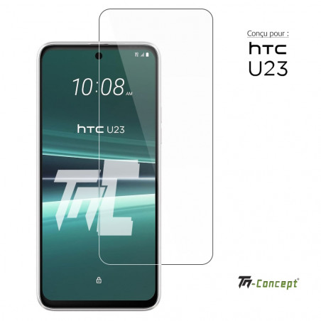 HTC U23 - Verre trempé TM Concept® - Gamme Standard Premium - image couverture HTC U23 - Verre trempé TM Concept® - Gamme Standard Premium - image couverture