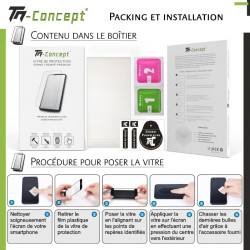 HTC U23 Pro - Verre trempé TM Concept® - Gamme Standard Premium - Contenu et installation