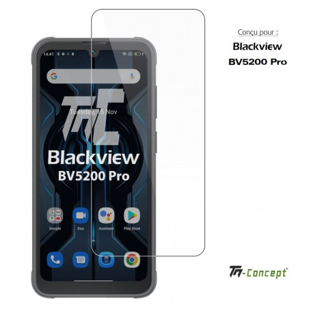 Blackview BV5200 Pro - 03/2023 - Verre trempé TM Concept® - Gamme Standard Premium - image couverture Blackview BV5200 Pro - 03/2023 - Verre trempé TM Concept® - Gamme Standard Premium - image couverture