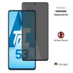 Samsung Galaxy A53 5G - Verre trempé Anti-Espions - Intégral Privacy - TM Concept® - image couverture