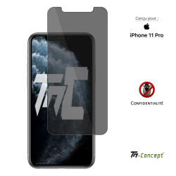 Apple iPhone 11 Pro - Verre trempé Anti-Espions - TM Concept® - image couverture