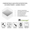 Apple iPhone XR - Verre trempé Anti-Espions - TM Concept® - Composition vitre protection