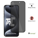Apple iPhone 15 Pro - Verre trempé Anti-Espions - Intégral Privacy - TM-Concept® - image couverture