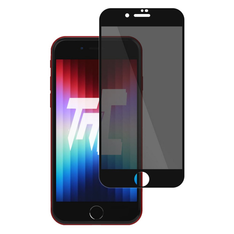 Protection D'écran Verre Trempé Anti-espion Pour IPhone X - TM Concept, Teinté (Privacy), 3 Couches