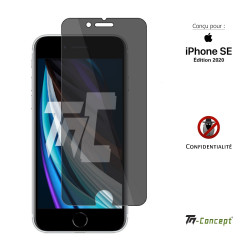 Apple iPhone SE (2020) - Verre trempé Anti-Espions - TM Concept® - image couverture