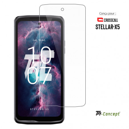 Crosscall Stellar X5 - Verre trempé TM Concept® - Gamme Standard Premium - image couverture Crosscall Stellar X5 - Verre trempé TM Concept® - Gamme Standard Premium - image couverture