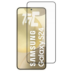 Samsung Galaxy S24 - Verre trempé intégral Protect - Noir - TM Concept® - image principale