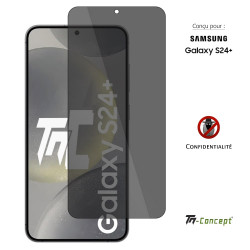 Samsung Galaxy S24 Plus - Verre trempé Anti-Espions - TM Concept® - image couverture