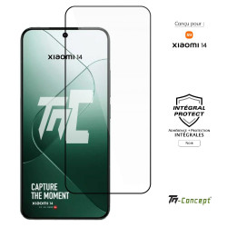 Xiaomi 14 - Verre trempé intégral Protect - Noir - TM Concept® - image couverture