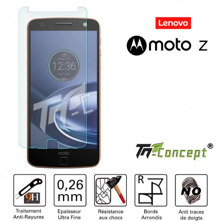 Motorola Moto Z - Vitre de Protection Crystal - TM Concept®