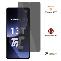 Xiaomi 13T - Verre trempé Anti-Espions - TM Concept® - image couverture