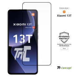 Xiaomi 13T - Verre trempé intégral Protect - Noir - TM Concept® - image couverture