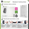 Samsung Galaxy S23 FE - Verre trempé Anti-Espions - Intégral Privacy - TM Concept® - Contenu et notice