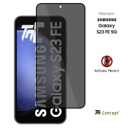 Samsung Galaxy S23 FE - Verre trempé Anti-Espions - Intégral Privacy - TM Concept® - image couverture