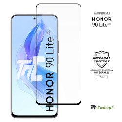 Honor 90 Lite - Verre trempé intégral Protect - Noir - TM Concept® - image couverture