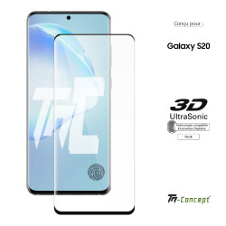 Samsung Galaxy S20 - Verre trempé 3D incurvé - TM Concept® - image couverture
