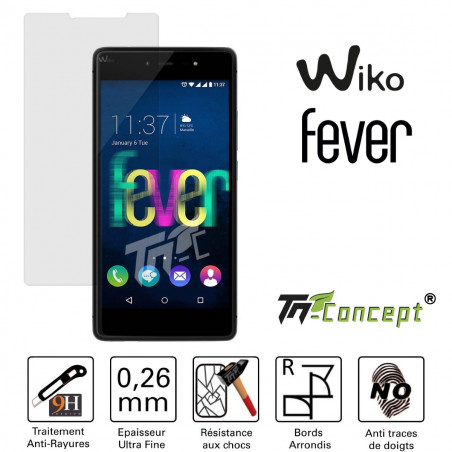 Wiko Fever - Vitre de Protection Crystal - TM Concept®