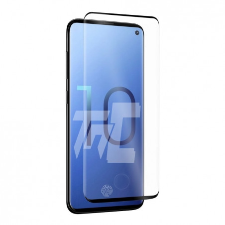 Samsung Galaxy S10 Plus - Verre trempé 3D UltraSonic incurvé - TM Concept® - image principale Samsung Galaxy S10 Plus - Verre trempé 3D UltraSonic incurvé - TM Concept® - image principale