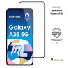 Samsung Galaxy A35 5G - Verre trempé intégral Protect - Noir - TM Concept® - image couverture