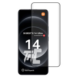 Xiaomi 14 Ultra - Verre trempé 3D incurvé - Noir - TM Concept® - image principale