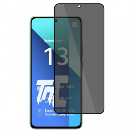 Xiaomi Redmi Note 13 5G - Verre trempé Anti-Espions - Intégral Privacy - TM-Concept® - image principale