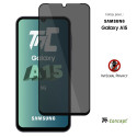 Samsung Galaxy A15 - Verre trempé teinté intégral - Noir - TM-Concept® - gamme Intégral Privacy - image couverture