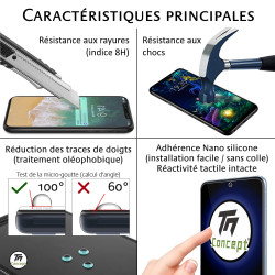 Apple iPhone 5 / 5C /5S / SE - Verre trempé Ultra Slim 0,15mm - TM Concept®