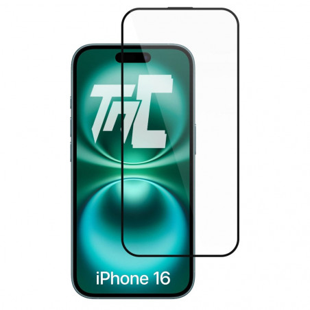 Apple iPhone 16 - Verre trempé intégral Protect - Noir - TM-Concept® - image principale