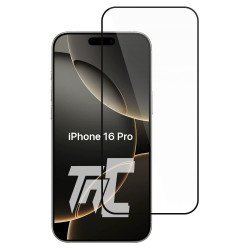 Apple iPhone 16 Pro - Verre trempé intégral Protect - Noir - TM Concept® - image principale