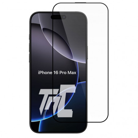 Apple iPhone 16 Pro Max - Verre trempé intégral Protect - Noir - TM-Concept® - image principale