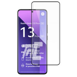 Xiaomi Redmi Note 13 Pro+ 5G - Verre trempé 3D incurvé - Noir - TM Concept® - image principale