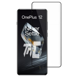 OnePlus 12 - Verre trempé 3D incurvé - Noir - TM Concept® - image principale