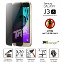 Samsung Galaxy J3 (2016) - Vitre de Protection Anti-Espions - TM-Concept® - Verre trempé