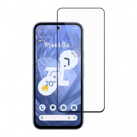 Google Pixel 8a - Verre trempé intégral Protect - Noir - TM-Concept® - image principale
