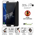 Samsung Galaxy J7 (2016) - Vitre de Protection Anti-Espions - TM-Concept® - Verre trempé