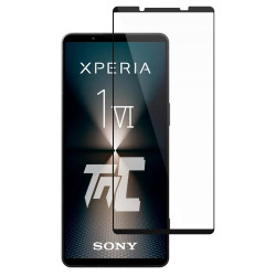 Sony Xperia 1 VI - Verre trempé intégral Protect - Noir - TM Concept® - image principale